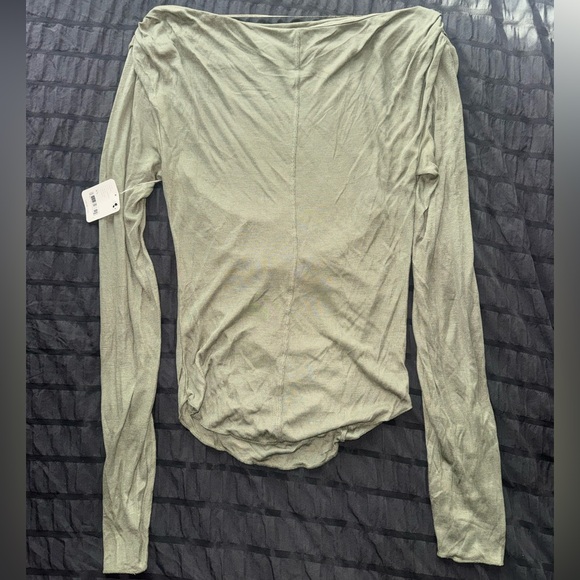 Intimately Free People Night We Met Ivy League Army Top - Picture 4 of 4